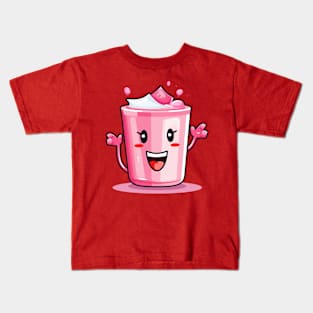Soft drink cute T-Shirt cute giril Kids T-Shirt